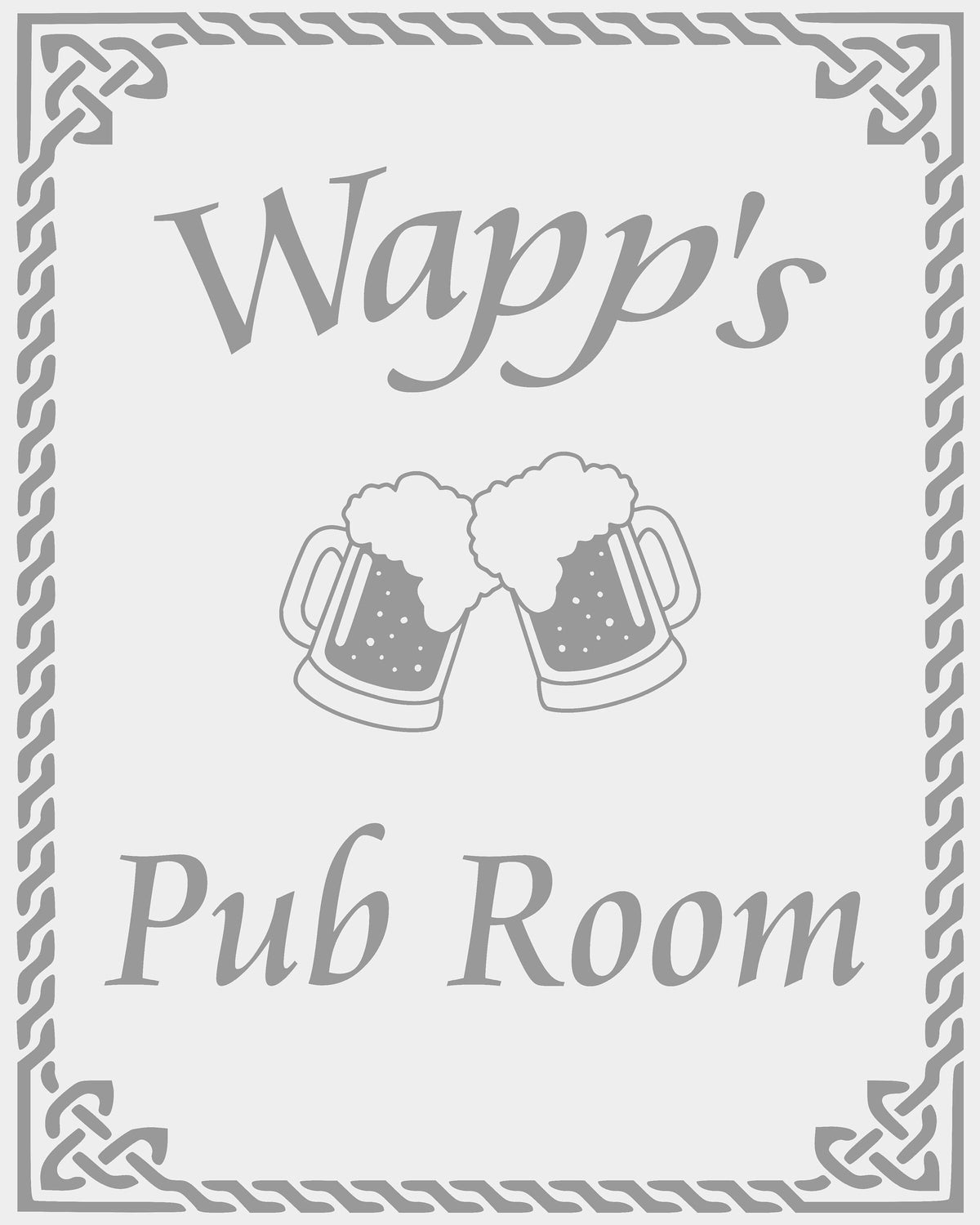 Custom Personalized Pub Mirror, Large Mirror, Personalized Bar Mirror, Custom Engraved Mirror, Etched Mirror, Custom Bar Mirror 24x30