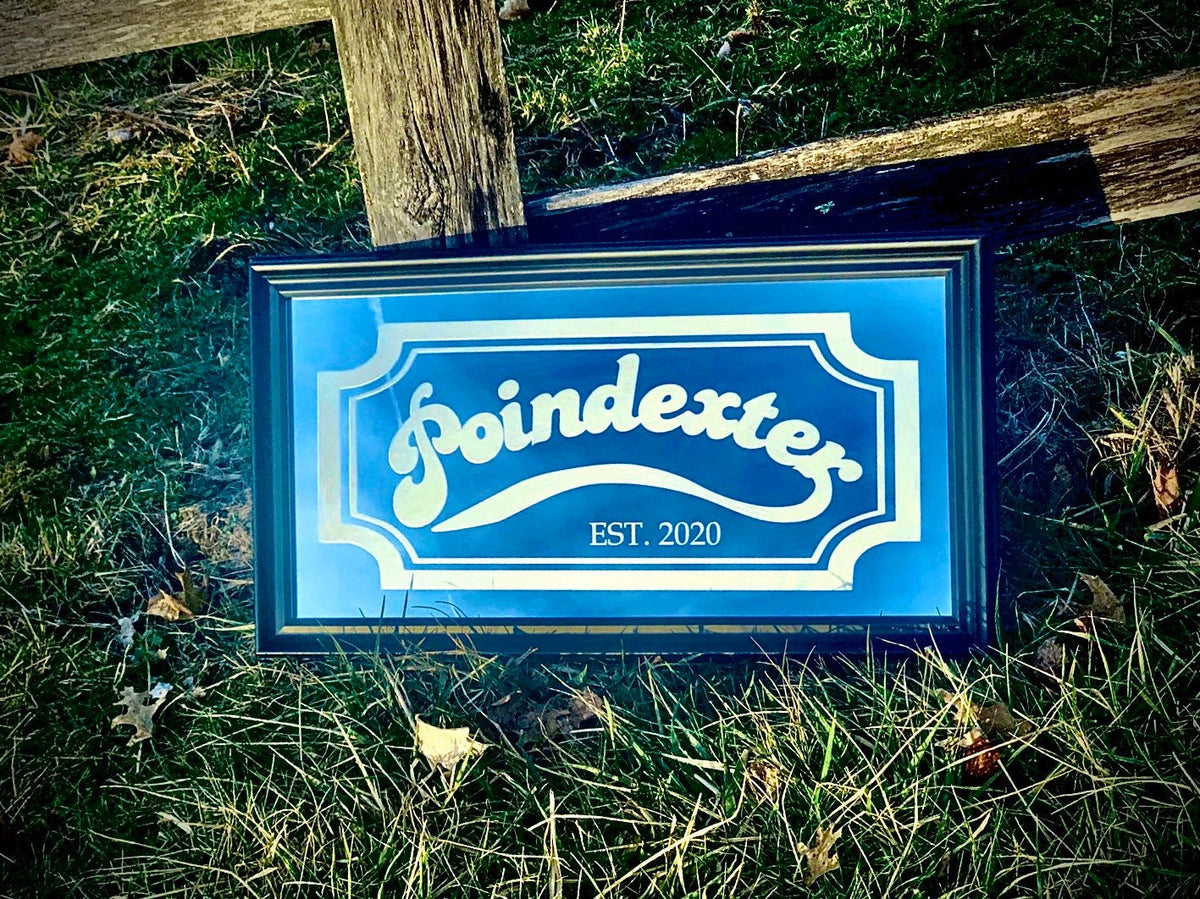 Personalized Cheers Mirror|Large Last Name Mirror|Personalized Bar Mirror|Engraved Mirror|Custom Bar Mirror|12x24