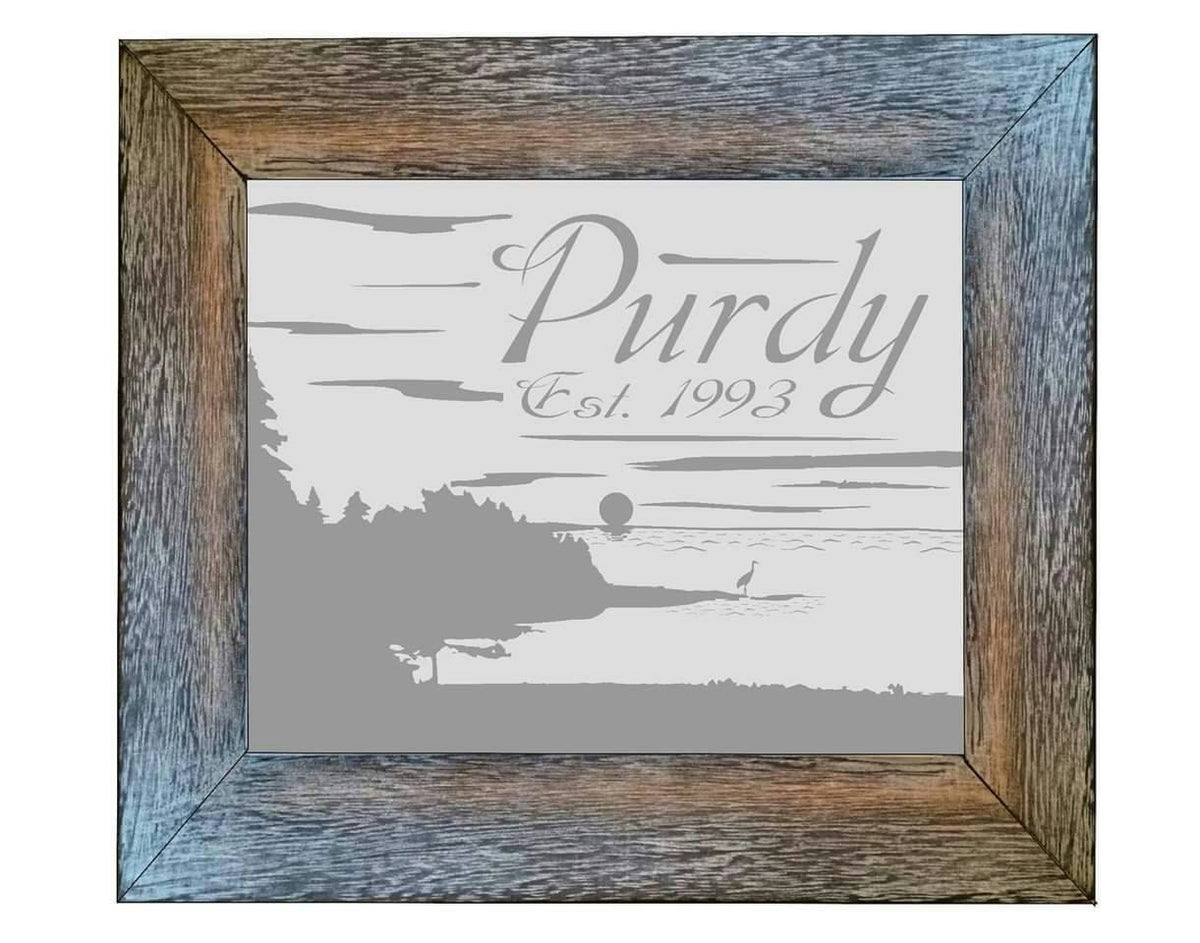 Personalized Moonshine Mirror|Large Mirror|Personalized Barnwood Mirror|Custom Engraved Mirror|Personalized Bar Mirror|Moonshine Sign|16x20"