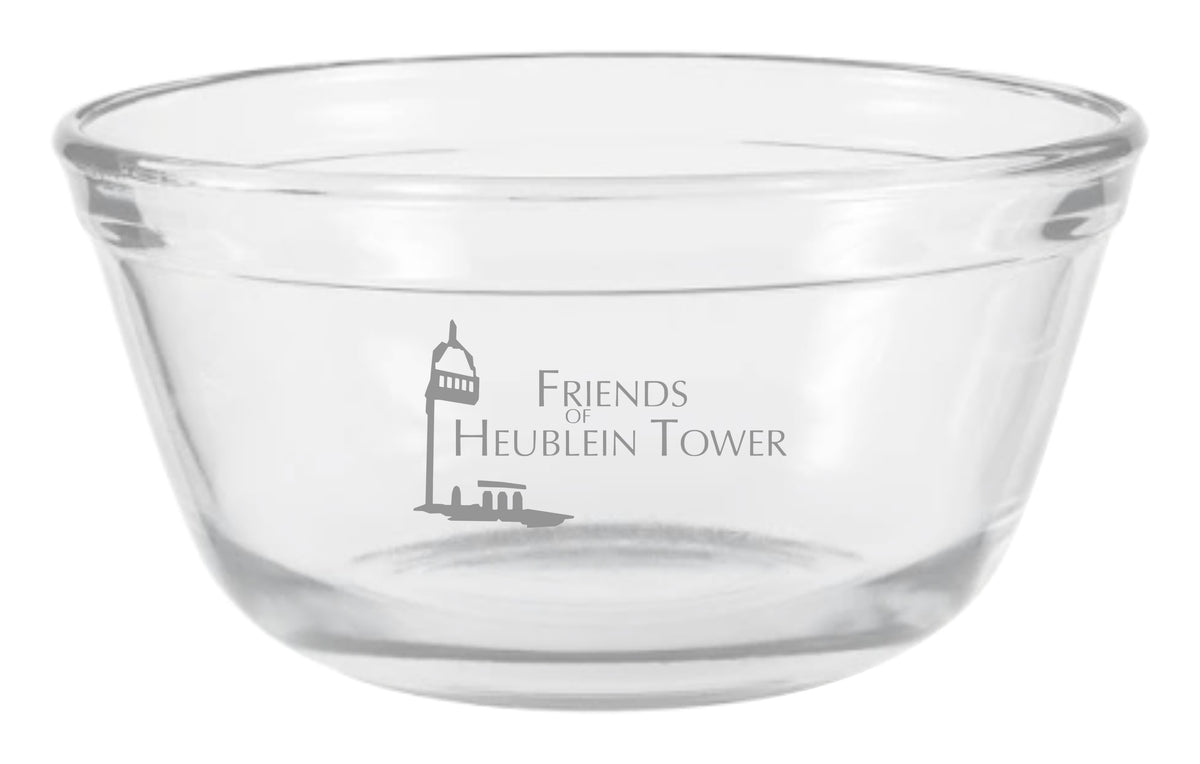 Personalized Engraved Business Logo 4QT Glass Salad Bowl – Custom Corporate Gift, Unique Branded Promotional Item, Custom Logo Glassware