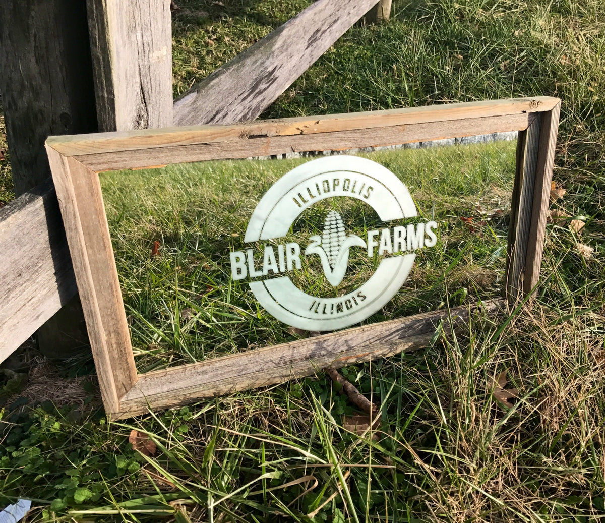 Custom Personalized Barnwood Farm Mirror, Large Mirror, Personalized Bar Mirror, Custom Engraved Mirror, barn wood mirror, 12x24