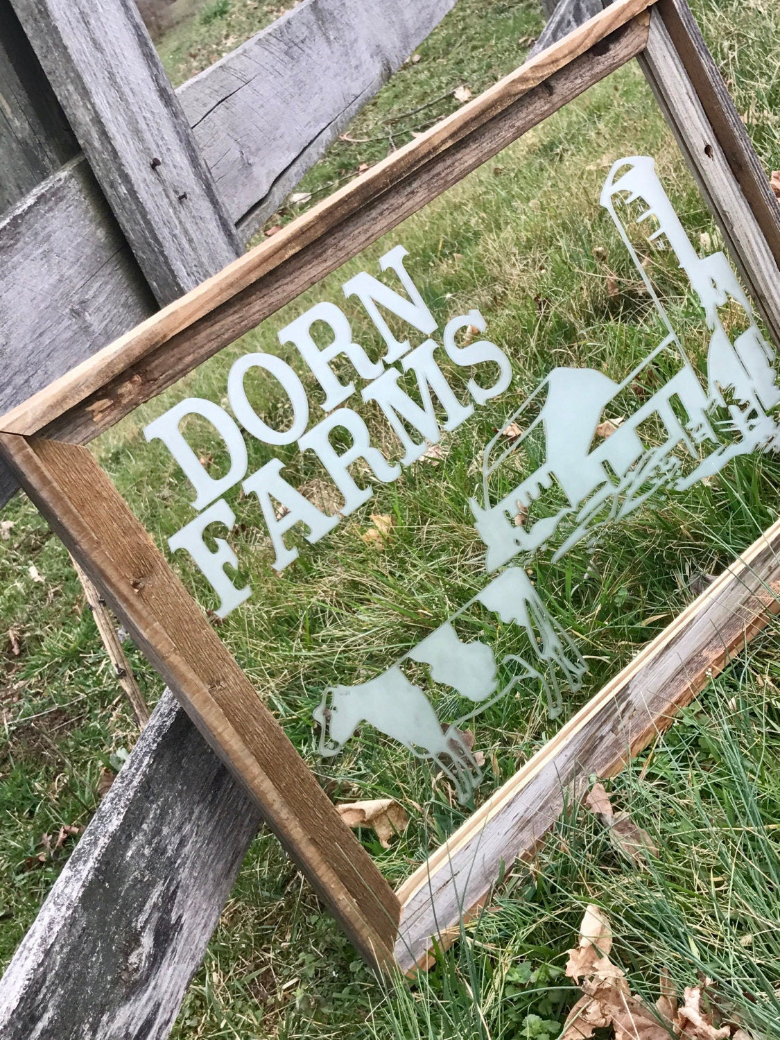 Custom Personalized Mirror, Large Mirror, Personalized Barn wood Mirror, Custom Engraved Mirror, Etched Mirror, Custom 18x24 Mirror barnwood