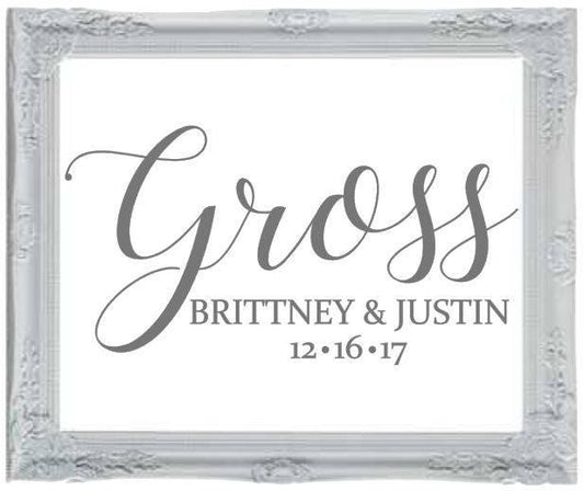 Personalized Wedding Mirror, Large Mirror, Custom Ornate Mirror, Custom Engraved Mirror, Etched Mirror, Custom 16x20 White Frame Mirror