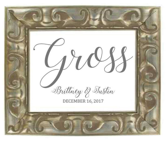 Personalized Wedding Mirror, Large Mirror, Custom Champagne Mirror, Custom Engraved Mirror, Etched Mirror, Custom 16x20 Vintage Silver Frame