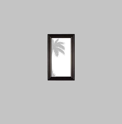 Palm Tree Mirror, Large Mirror, Personalized Bar Mirror, Custom Engraved Mirror, 12x24, Palm Tree Decor, Palm Tree Wall Art