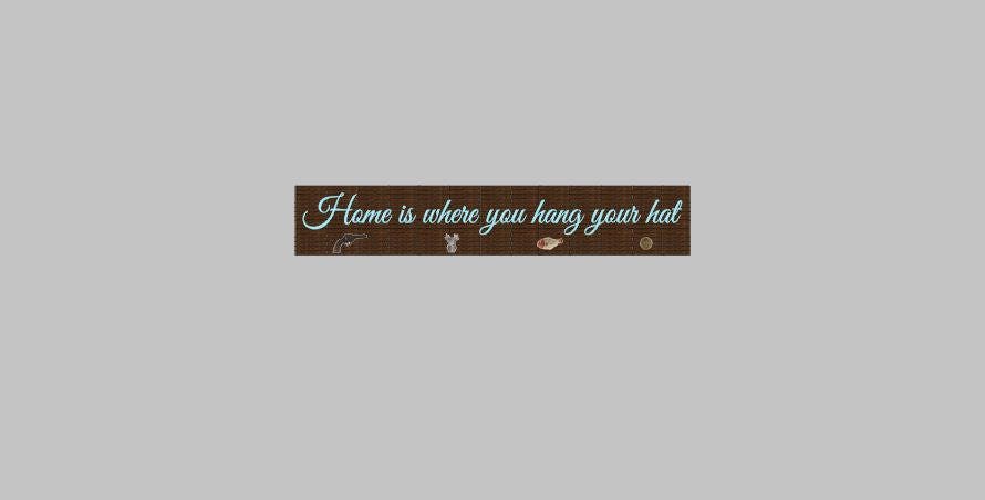 Personalized Hat Rack, Custom Hat Hanger, Wooden Coat Rack, Rustic Barnwood Sign, Hat Decor, Hat Sign, Gift for Him, Hunting, Fishing Sign
