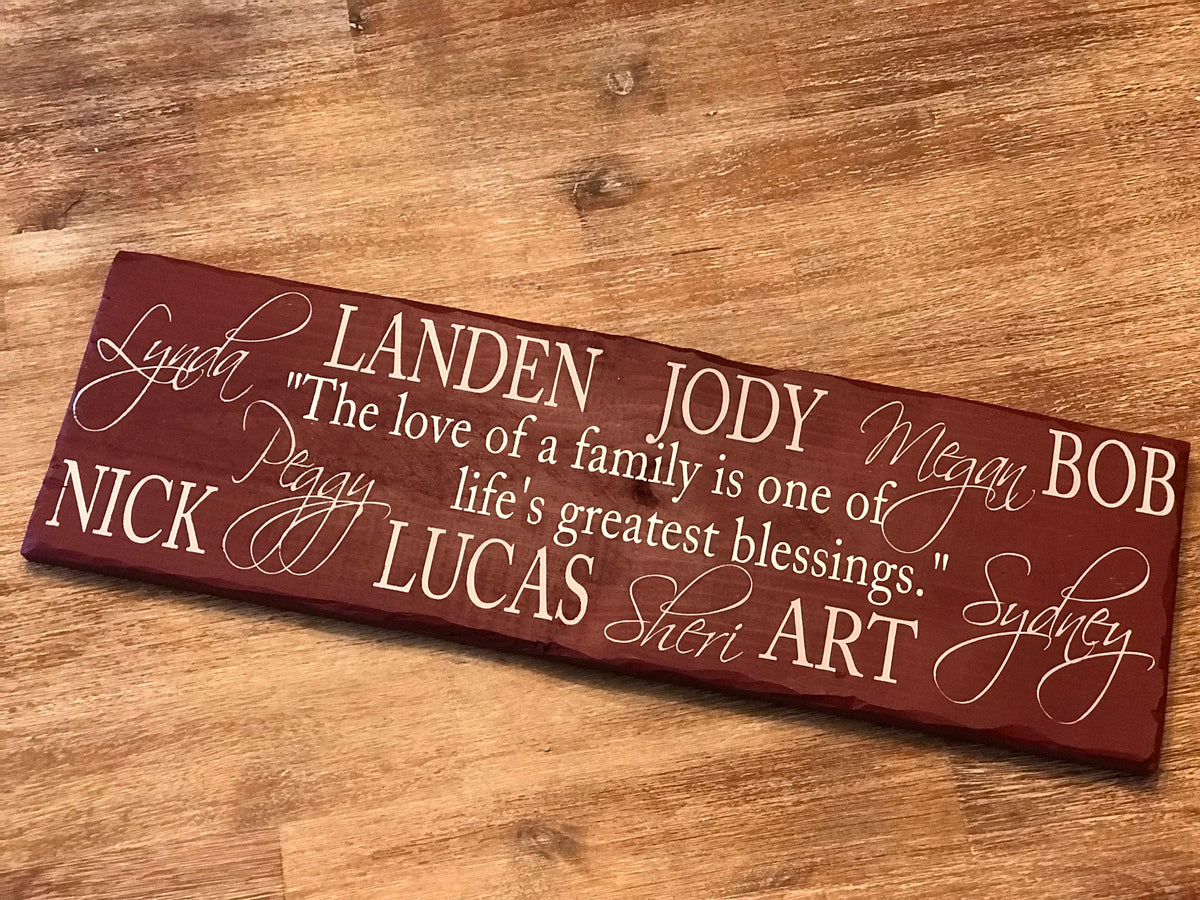 Custom Stained or Painted Distressed Hanging Rustic Family Established Wall Hanging, Family Sign, Wood Sign