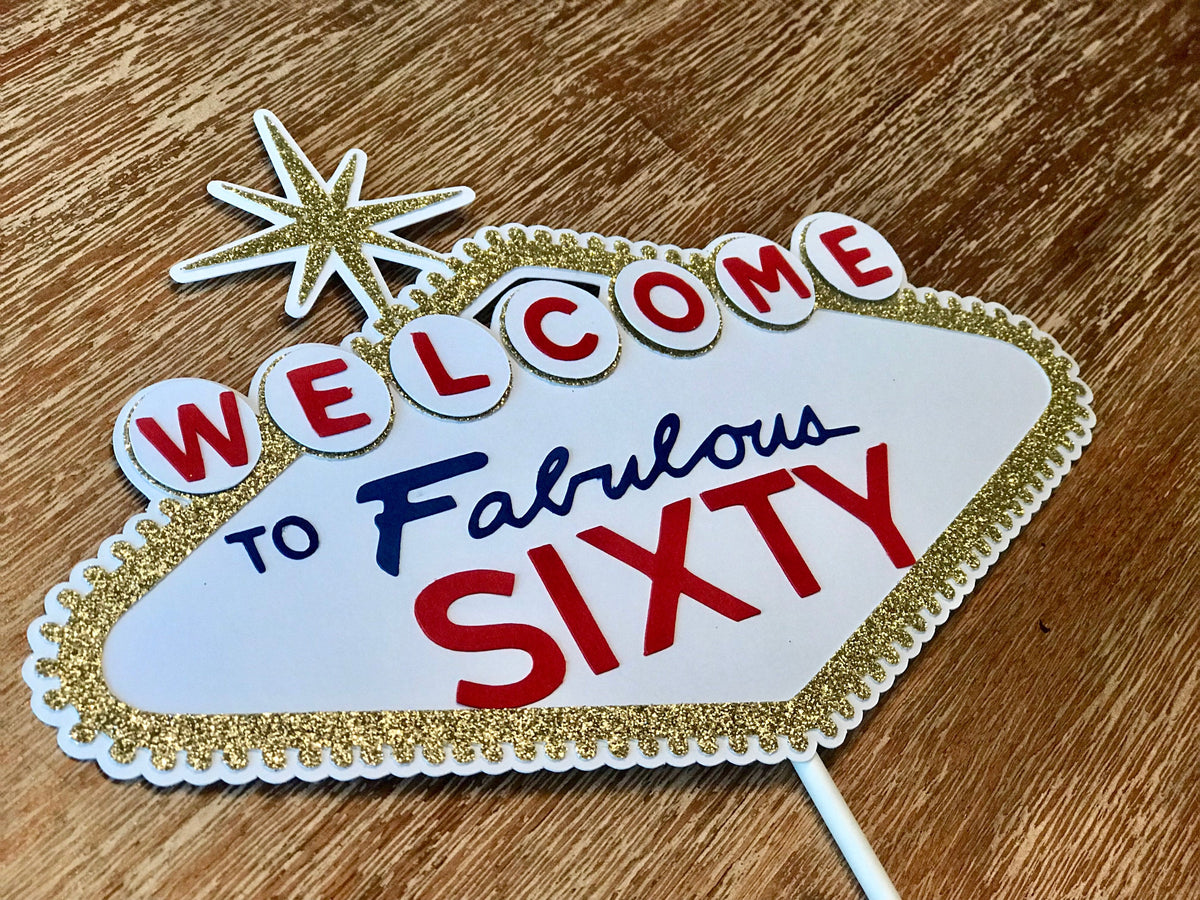 Handmade Las Vegas Cake Topper or Centerpiece Stakes, Slot Machine, Las Vegas, Casino, Vegas Birthday