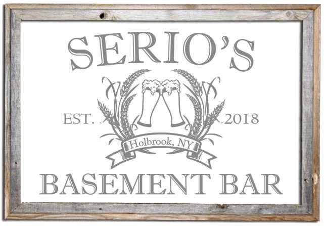 Custom Personalized Whiskey Mirror, Large Mirror, Personalized Bar Mirror, Custom Engraved Mirror, Etched Mirror, Custom Bar Mirror 24x36
