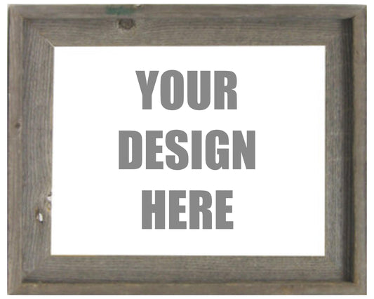 Custom Artwork Mirror, Large Logo Mirror, Personalized Barn wood Mirror, Custom Engraved Mirror, Etched Mirror, Custom 12x16 Mirror barnwood