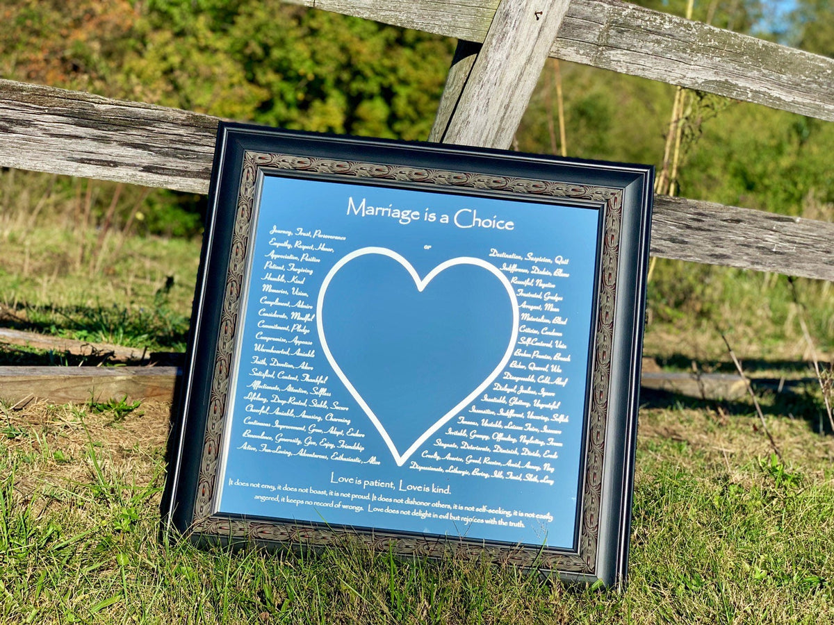 Custom Marriage Is A Choice Mirror 24x24