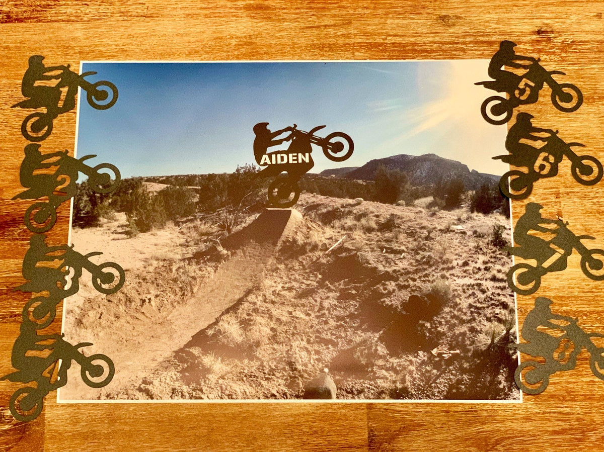 Pin The Dirt Bike on the Mound Birthday Party Game|Motocross Party Game|Boy Birthday Activity|Dirt Bike Poster