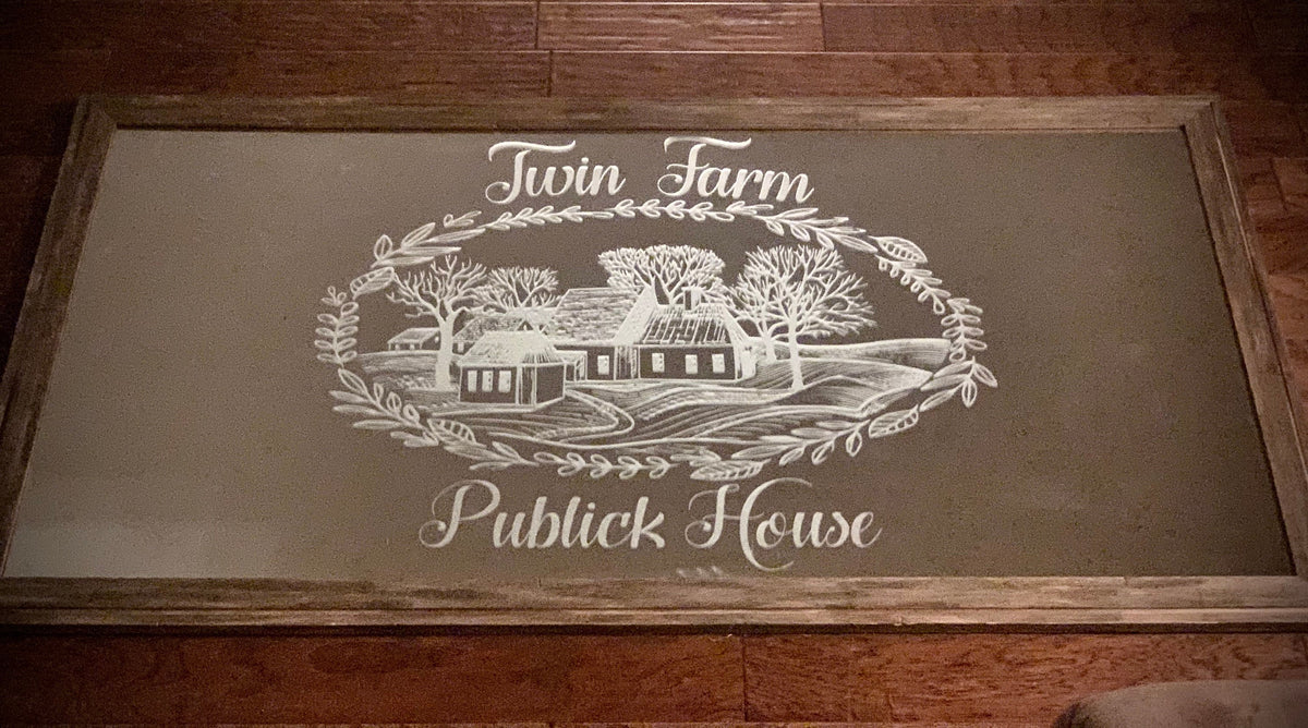 Custom Wall or Standing Barnwood Mirror|Large Mirror|Custom Engraved Mirror|Etched Farm Mirror|Custom Entryway Mirror|30x60