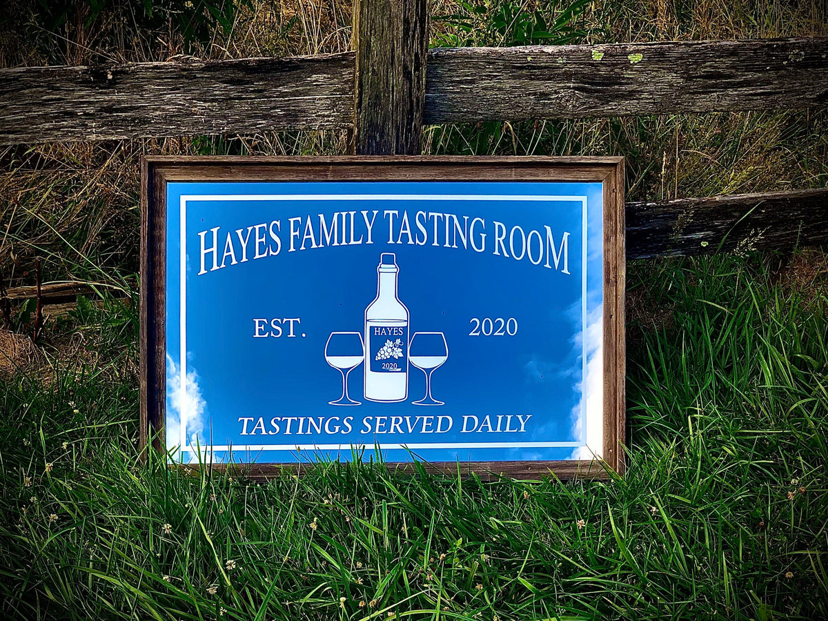 Custom Wine Bar Mirror|Large Mirror|Personalized Bar Mirror|Farmhouse Decor|Custom Engraved Mirror|Wine Mirror|24x36
