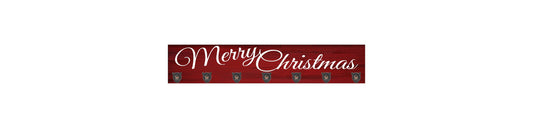 Personalized Wall Stocking Hanger|Rustic Stocking Holder|Red Stocking Holder|Cabin Stocking Holder|Black Bear Christmas|Black Bear Wall Sign