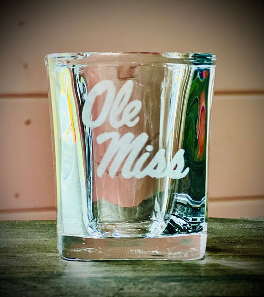 Personalized Engraved Shot Glass|Monogrammed Shot Glass| Round Shot Glass|Square Shot Glass|Football Shot Glass|Sports Shot Glass