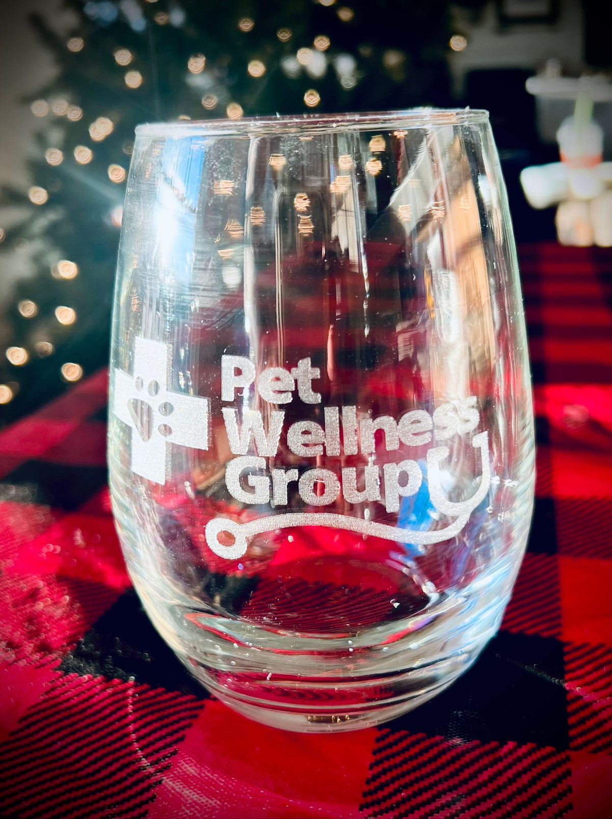 Personalized Etched Stemless Wine Glass|Gift For Her|Company Logo Glass|Wine Glasses|Business Wine Glass|Wedding Gift|Anniversary Gift