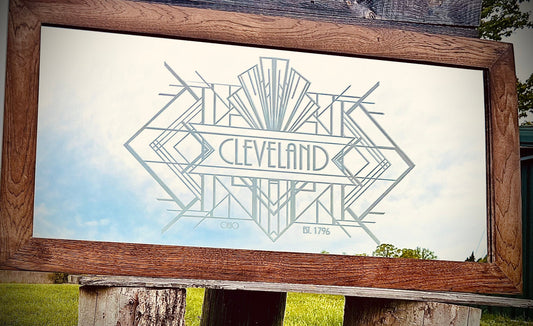 Custom Wall Barnwood Mirror|Large Mirror|Custom Engraved Mirror|Etched Modern Farm Mirror|Custom Entryway Mirror|30x60