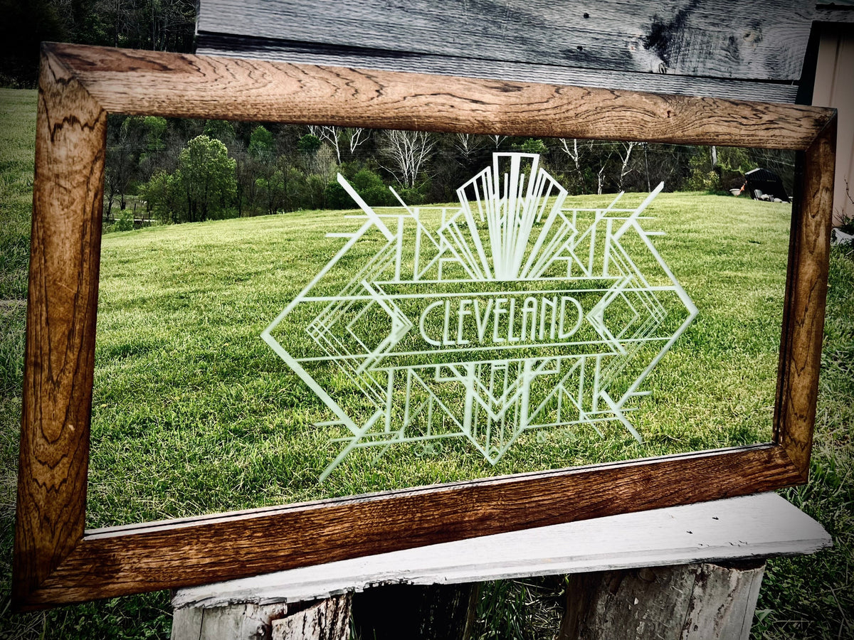 Custom Wall Barnwood Mirror|Large Mirror|Custom Engraved Mirror|Etched Modern Farm Mirror|Custom Entryway Mirror|30x60