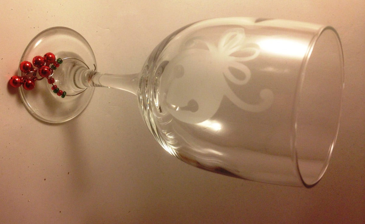 Personalized Custom Etched Wine Glass