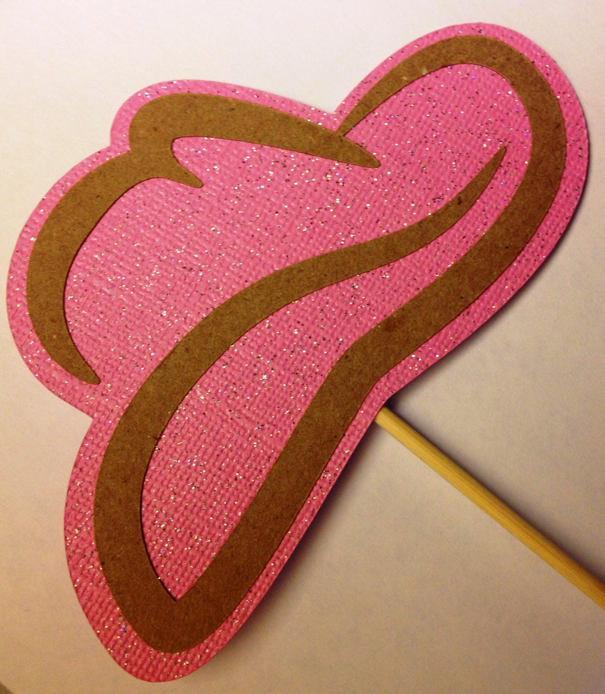 Handmade Cowgirl Cupcake Toppers or Party Picks